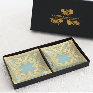 Picture of La Perla 禮盒系列 巴洛克宮廷風金箔壓紋方盤（二入一組）