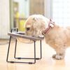 Picture of 拍拍 原木寵物碗托高架（胡桃木）- 中小型犬專用
